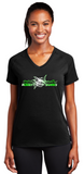 Russett Sharks - Gradient - Ladies Ultimate Performance V-Neck