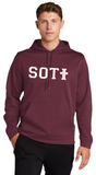 SOTI - Letter Performance Hoodie Sweatshirt (Maroon or White)