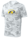 Honeygo Hurricanes - Camo Hex Short Sleeve Shirt (Blue, Gold or White)