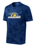 Honeygo Hurricanes - Camo Hex Short Sleeve Shirt (Blue, Gold or White)