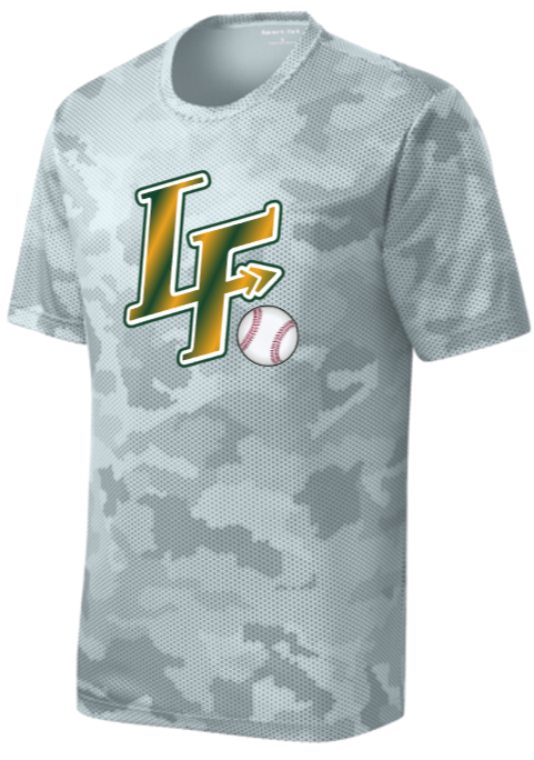 LF Baseball - LF Gradient Camo Hex Short Sleeve Shirt (Forest Green or White)