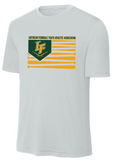 LF Baseball - LF Flag Performance Short Sleeve T Shirt (White or Grey)
