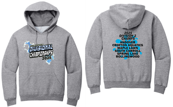 2025 CMSL DIV 2 CHAMPS - Grey Hoodie (PREORDERS ONLY)