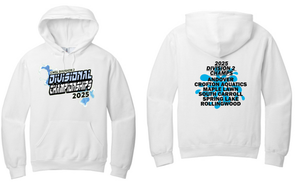 2025 CMSL DIV 2 CHAMPS - White Hoodie (PREORDERS ONLY)