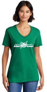 Russett Sharks - Classic V Neck Short Sleeve