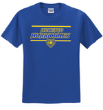 Honeygo Hurricanes - Plate Short Sleeve T Shirt (Blue, Gold or White)