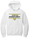 Honeygo Hurricanes - Plate Hoodie Sweatshirt (Blue, White or Gold)