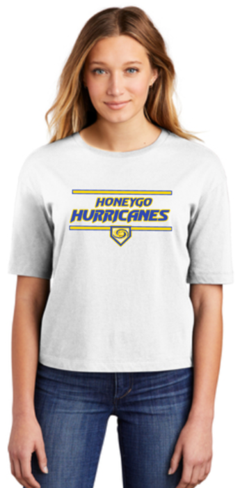 Honeygo Hurricanes - Plate Ladies District Boxy T Shirt