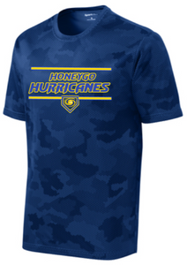 Honeygo Hurricanes - Plate Camo Hex Short Sleeve Shirt (Blue, Gold or White)