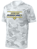 Honeygo Hurricanes - Plate Camo Hex Short Sleeve Shirt (Blue, Gold or White)