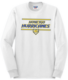 Honeygo Hurricanes - Plate Long Sleeve T Shirt (Blue, White or Gold)