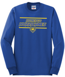 Honeygo Hurricanes - Plate Long Sleeve T Shirt (Blue, White or Gold)