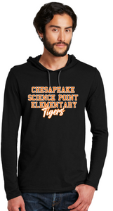 CSP Elementary - Tigers - Black Long Sleeve Hoodie T Shirt