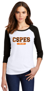 CSP Elementary - Stripes - Lady Raglan Shirt