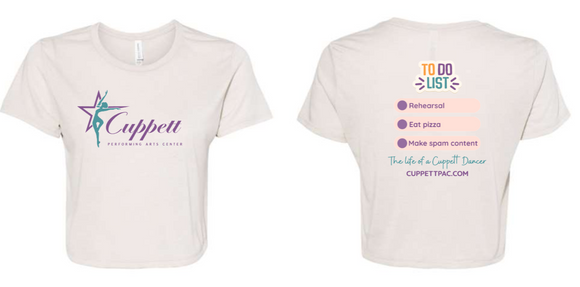 Cuppett Performing Arts Center - TO DO Ladies Crop Top
