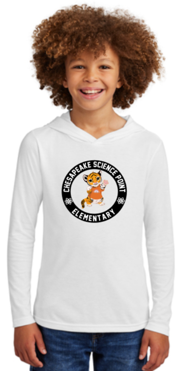 CSP Elementary - Circle - Youth White Long Sleeve