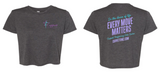Cuppett Performing Arts Center - In the dance of life...WOMENS CROP (White or Grey)