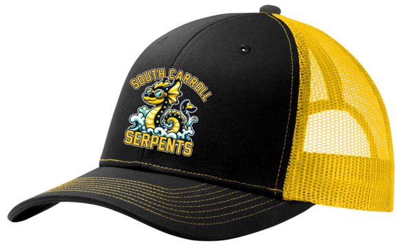 South Carroll Serpents - Snapback Trucker Hat (printed)