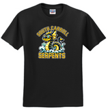 South Carroll Serpents - Short Sleeve T Shirt (White, Gold or Black)