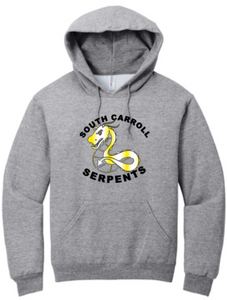 South Carroll Serpents - Simple Hoodie Sweatshirt (Grey or White)