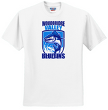 Bluefins Swim Team - Official Short Sleeve T Shirt (White or Grey)