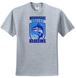 Bluefins Swim Team - Official Short Sleeve T Shirt (White or Grey)