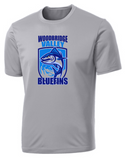 Bluefins Swim Team - Official Performance Short Sleeve T Shirt (White or Silver)