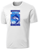 Bluefins Swim Team - Official Performance Short Sleeve T Shirt (White or Silver)