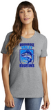 Bluefins Swim Team - Official Ladies Short Sleeve Shirt (Grey or White)