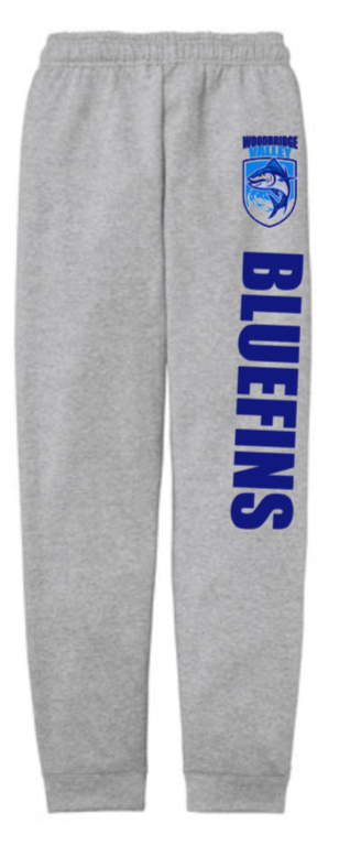 Bluefins Swim Team - Jogger Sweatpants (Grey)