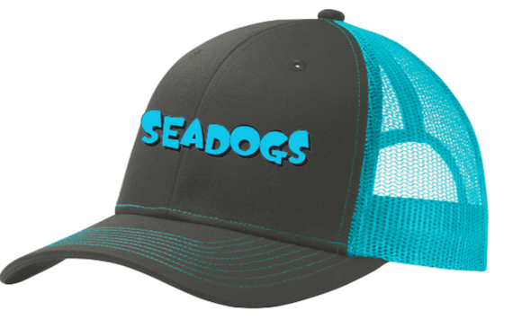 WC Seadogs Swim and Dive - Embroidered Trucker Snapback Hat