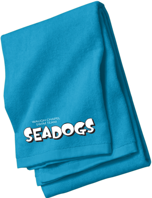 WC Seadogs Swim and Dive - Printed Beach Towel