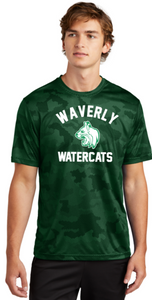 Waverly Watercats - Camo Hex Short Sleeve Shirt