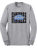 Panthers - Panthers Letters Long Sleeve (White or Grey)