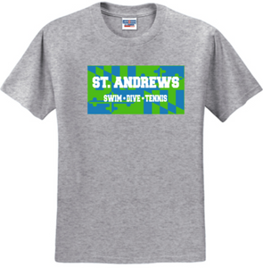 St. Andrews - Flag Grey Short Sleeve Shirt