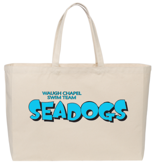 WC Seadogs Swim and Dive - Poolside Tote Bag