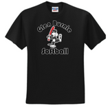 Glen Burnie Softball - Retro Short Sleeve Shirt (Red, Black, White or Grey)