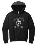 Glen Burnie Softball - Retro Hoodie Sweatshirt (Red, Black, While or Grey)