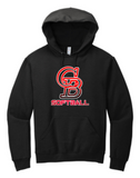 Glen Burnie Softball - Official Hoodie Sweatshirt (Red, Black, While or Grey)