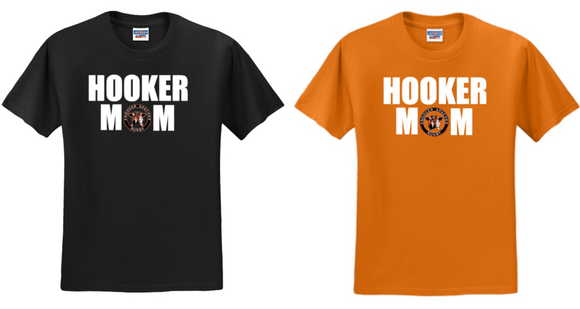 Apaches Rugby - HOOKER MOM Short Sleeve T Shirt (Black or Orange)