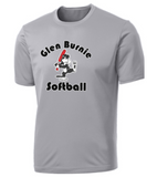 Glen Burnie Softball  - Retro Short Sleeve Shirt (Red, Black, While or Grey)