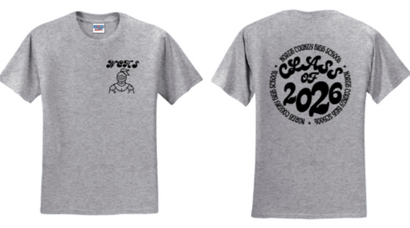 NCHS 26 - Knight - Grey  Short Sleeve Shirt