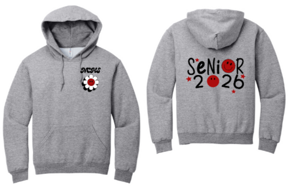 NCHS 26 - Hippie - Grey Hoodie