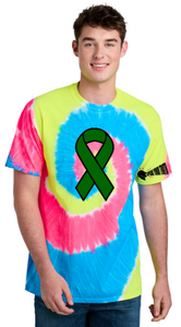 Speak Your Truth - Mental Health Awareness Ribbon Tie Dye Short Sleeve