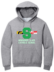 MSCS - Letter Hoodie Sweatshirt (Green, Grey or Black)