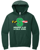 MSCS - Letter Hoodie Sweatshirt (Green, Grey or Black)