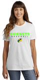 Green Hornets Baseball - HORNETS Lady Short Sleeve T Shirts (Black or White)