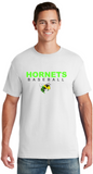 Green Hornets Baseball - Hornets Performance Short Sleeve T Shirt (White or Black)