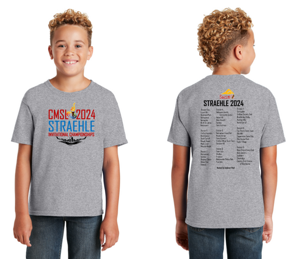 2024 CMSL CHAMPS - Grey Cotton/Poly Short Sleeve Shirt