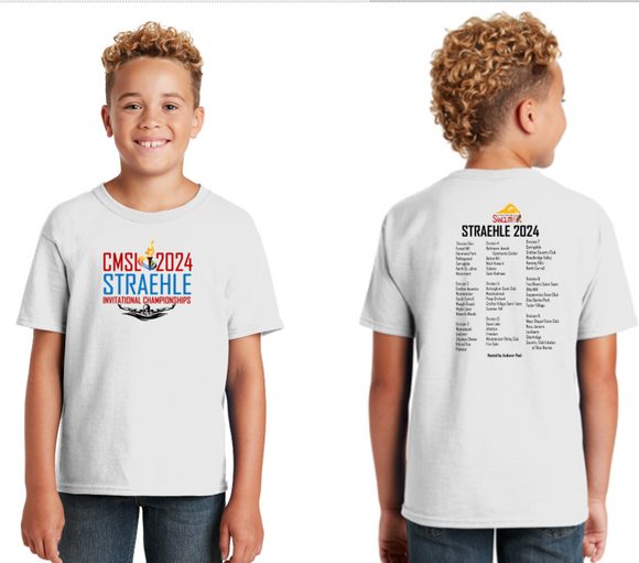 2024 CMSL CHAMPS - White Cotton/Poly Short Sleeve Shirt